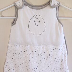 Nested Bean Zen Sleep Sack Stardust Grey Winter Large 15-24 Months NWOT